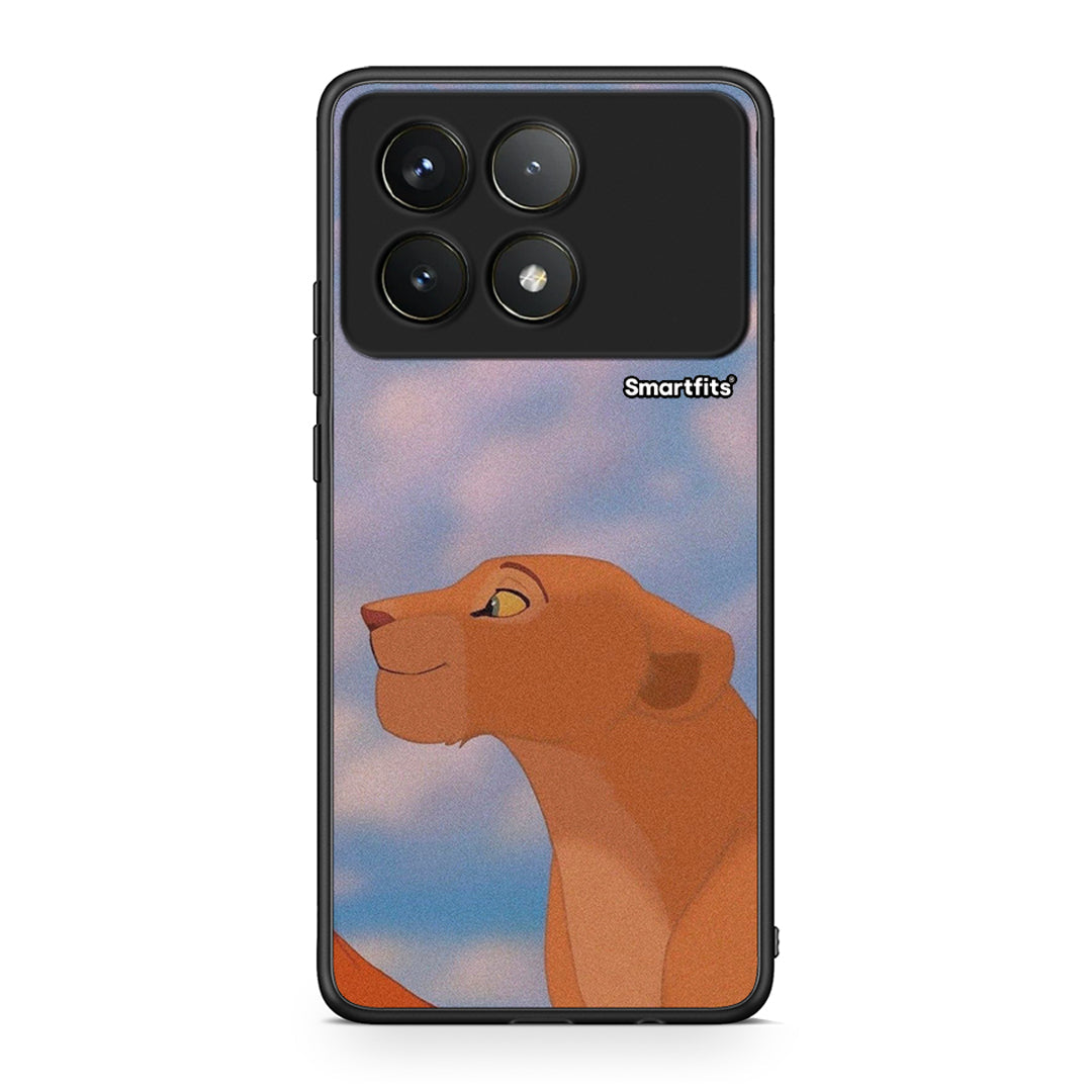 Xiaomi Poco F6 Pro 5G Lion Love 2 Θήκη Αγίου Βαλεντίνου από τη Smartfits με σχέδιο στο πίσω μέρος και μαύρο περίβλημα | Smartphone case with colorful back and black bezels by Smartfits