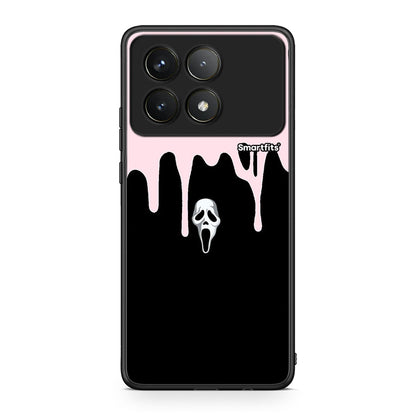 Xiaomi Poco F6 Pro 5G Melting Halloween Mask Θήκη από τη Smartfits με σχέδιο στο πίσω μέρος και μαύρο περίβλημα | Smartphone case with colorful back and black bezels by Smartfits