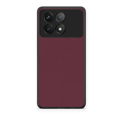 Θήκη Xiaomi Poco F6 Pro 5G Muted Burgundy από τη Smartfits με σχέδιο στο πίσω μέρος και μαύρο περίβλημα | Xiaomi Poco F6 Pro 5G Muted Burgundy case with colorful back and black bezels