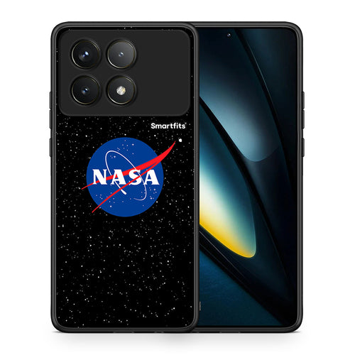 Θήκη Xiaomi Poco F6 Pro 5G NASA PopArt από τη Smartfits με σχέδιο στο πίσω μέρος και μαύρο περίβλημα | Xiaomi Poco F6 Pro 5G NASA PopArt case with colorful back and black bezels