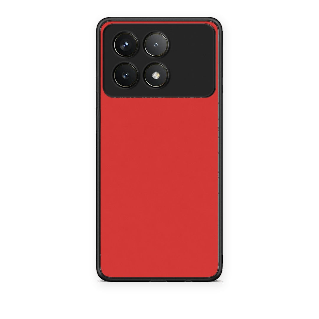 Θήκη Xiaomi Poco F6 Pro 5G Poppy Red από τη Smartfits με σχέδιο στο πίσω μέρος και μαύρο περίβλημα | Xiaomi Poco F6 Pro 5G Poppy Red case with colorful back and black bezels