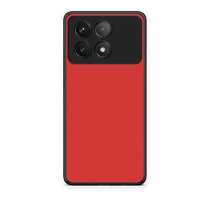 Θήκη Xiaomi Poco F6 Pro 5G Poppy Red από τη Smartfits με σχέδιο στο πίσω μέρος και μαύρο περίβλημα | Xiaomi Poco F6 Pro 5G Poppy Red case with colorful back and black bezels