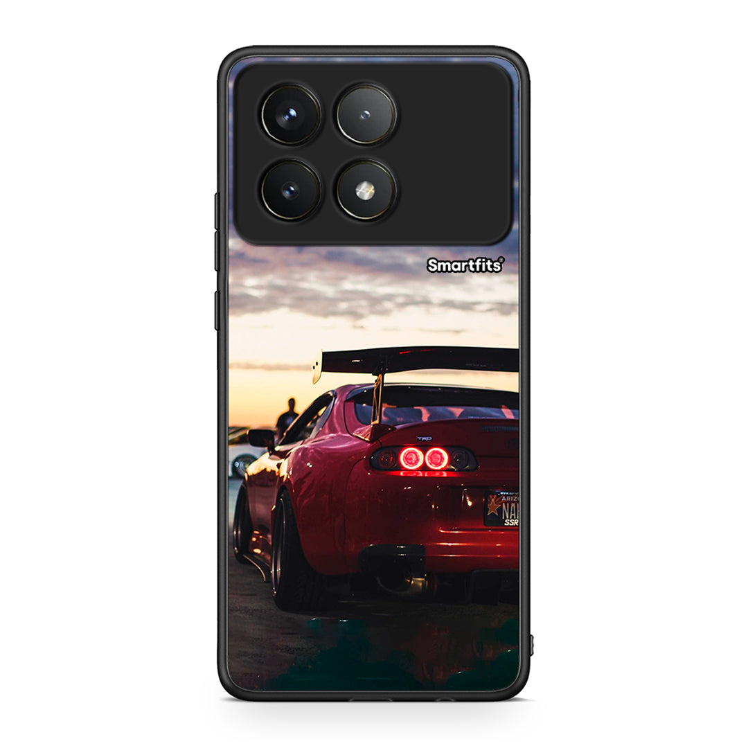 Xiaomi Poco F6 Pro 5G Racing Supra θήκη από τη Smartfits με σχέδιο στο πίσω μέρος και μαύρο περίβλημα | Smartphone case with colorful back and black bezels by Smartfits