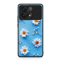 Thumbnail for Xiaomi Poco F6 Pro 5G Real Daisies θήκη από τη Smartfits με σχέδιο στο πίσω μέρος και μαύρο περίβλημα | Smartphone case with colorful back and black bezels by Smartfits