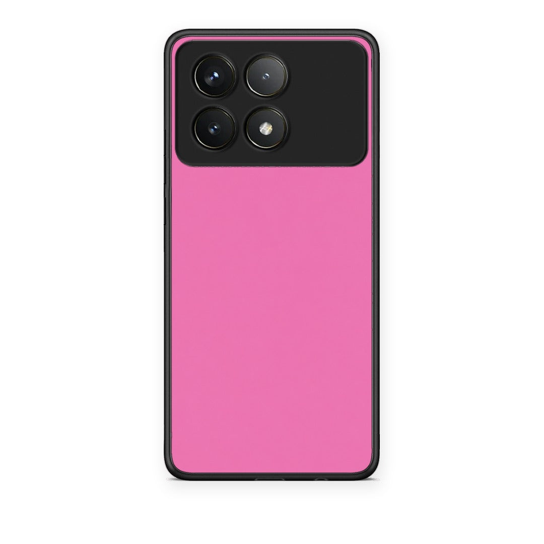 Θήκη Xiaomi Poco F6 Pro 5G Rose Pink από τη Smartfits με σχέδιο στο πίσω μέρος και μαύρο περίβλημα | Xiaomi Poco F6 Pro 5G Rose Pink case with colorful back and black bezels