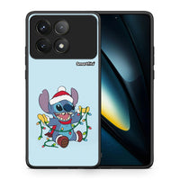 Thumbnail for Θήκη Xiaomi Poco F6 Pro 5G Santa Stich από τη Smartfits με σχέδιο στο πίσω μέρος και μαύρο περίβλημα | Xiaomi Poco F6 Pro 5G Santa Stich case with colorful back and black bezels