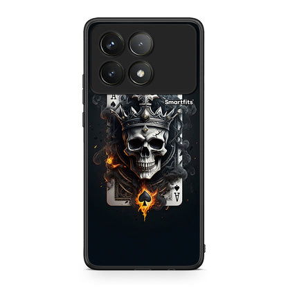 Xiaomi Poco F6 Pro 5G Skull King Ace θήκη από τη Smartfits με σχέδιο στο πίσω μέρος και μαύρο περίβλημα | Smartphone case with colorful back and black bezels by Smartfits