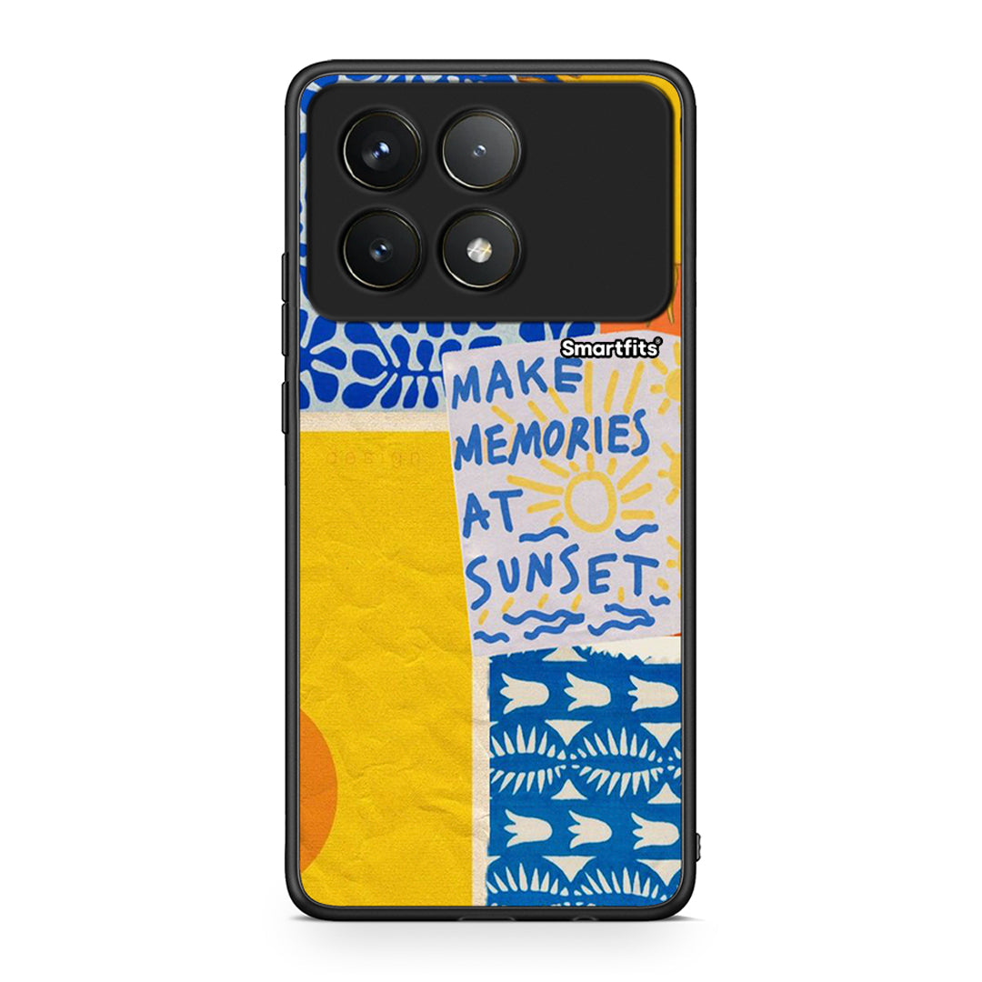 Xiaomi Poco F6 Pro 5G Sunset Memories Θήκη από τη Smartfits με σχέδιο στο πίσω μέρος και μαύρο περίβλημα | Smartphone case with colorful back and black bezels by Smartfits