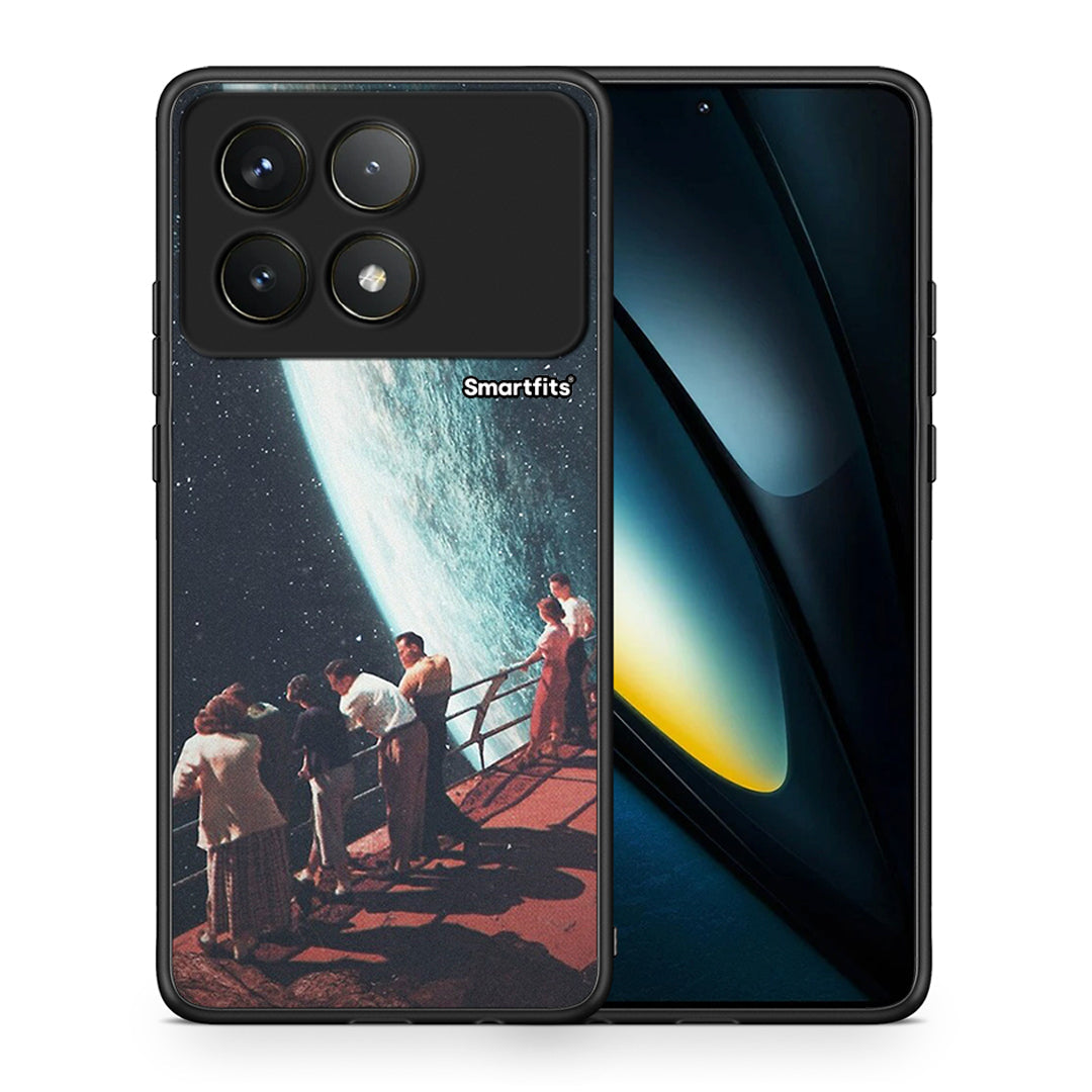 Θήκη Xiaomi Poco F6 Pro 5G Surreal View από τη Smartfits με σχέδιο στο πίσω μέρος και μαύρο περίβλημα | Xiaomi Poco F6 Pro 5G Surreal View case with colorful back and black bezels