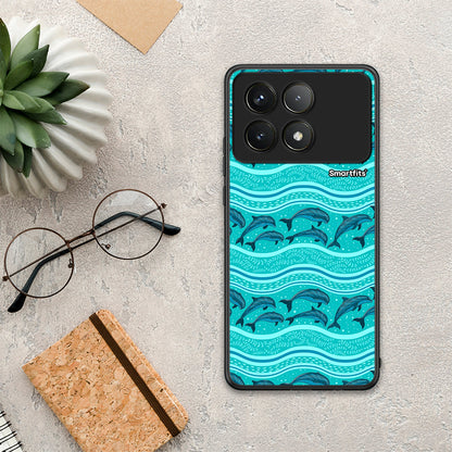 Swimming Dolphins - Xiaomi Poco F6 Pro 5G θήκη