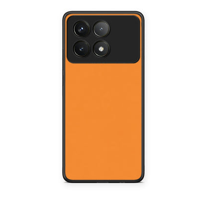 Θήκη Xiaomi Poco F6 Pro 5G Tangerine Orange από τη Smartfits με σχέδιο στο πίσω μέρος και μαύρο περίβλημα | Xiaomi Poco F6 Pro 5G Tangerine Orange case with colorful back and black bezels