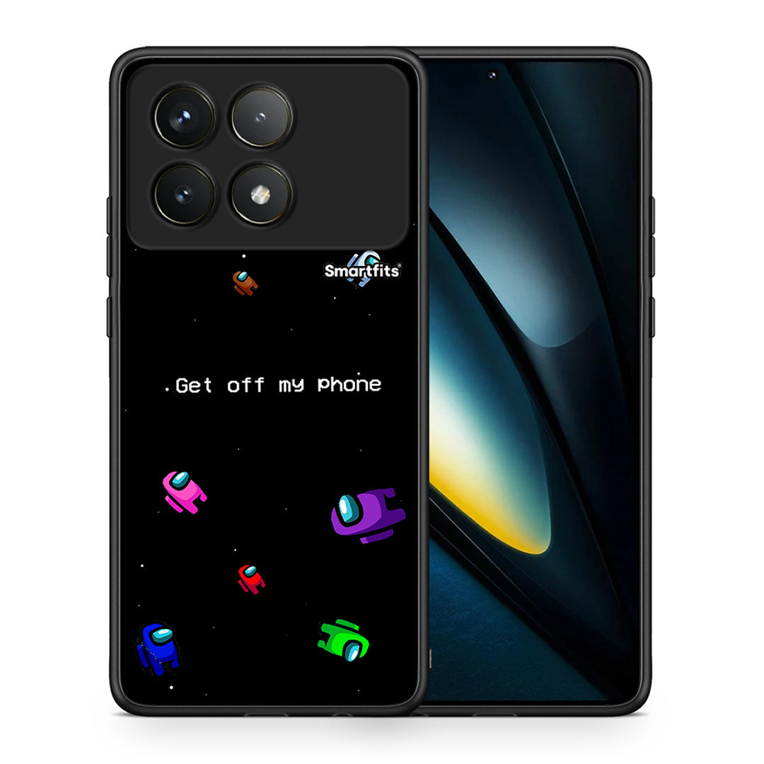 Θήκη Xiaomi Poco F6 Pro 5G AFK Text από τη Smartfits με σχέδιο στο πίσω μέρος και μαύρο περίβλημα | Xiaomi Poco F6 Pro 5G AFK Text case with colorful back and black bezels