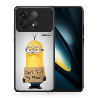 Thumbnail for Θήκη Xiaomi Poco F6 Pro 5G Minion Text από τη Smartfits με σχέδιο στο πίσω μέρος και μαύρο περίβλημα | Xiaomi Poco F6 Pro 5G Minion Text case with colorful back and black bezels