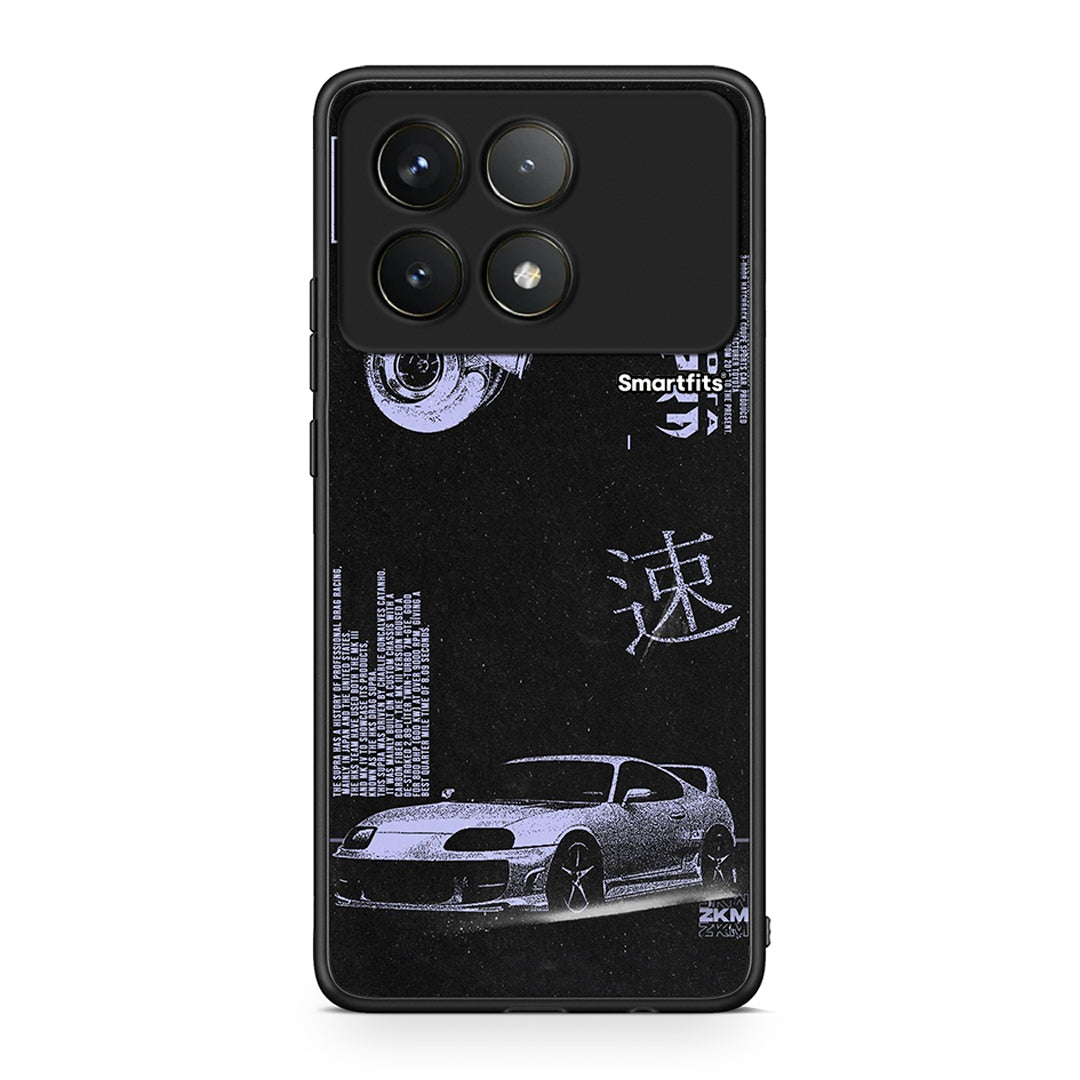 Xiaomi Poco F6 Pro 5G Tokyo Drift Θήκη Αγίου Βαλεντίνου από τη Smartfits με σχέδιο στο πίσω μέρος και μαύρο περίβλημα | Smartphone case with colorful back and black bezels by Smartfits