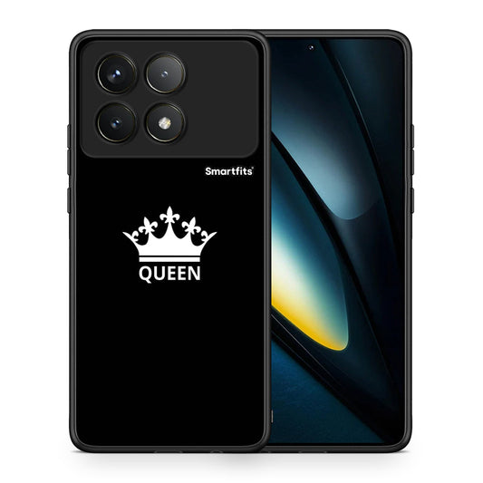 Θήκη Xiaomi Poco F6 Pro 5G Queen Valentine από τη Smartfits με σχέδιο στο πίσω μέρος και μαύρο περίβλημα | Xiaomi Poco F6 Pro 5G Queen Valentine case with colorful back and black bezels