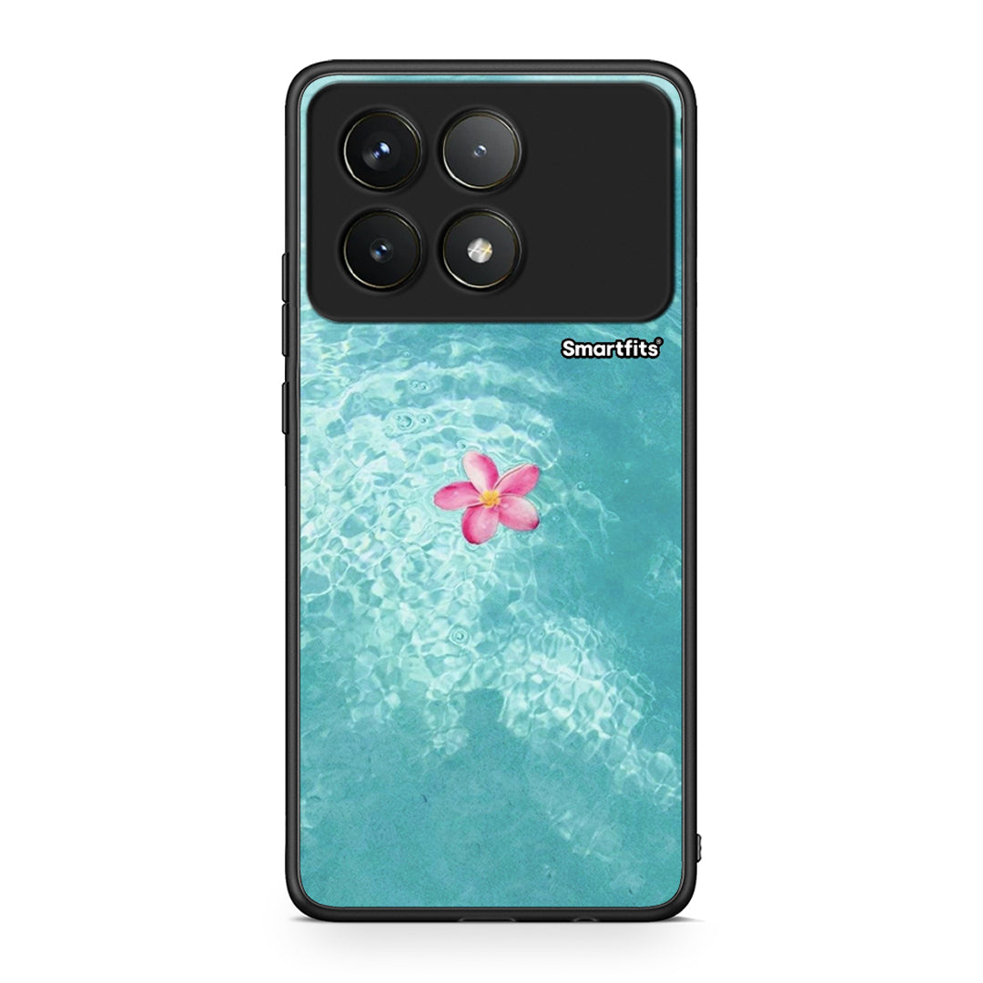 Xiaomi Poco F6 Pro 5G Water Flower Θήκη από τη Smartfits με σχέδιο στο πίσω μέρος και μαύρο περίβλημα | Smartphone case with colorful back and black bezels by Smartfits