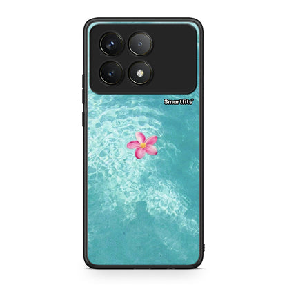 Xiaomi Poco F6 Pro 5G Water Flower Θήκη από τη Smartfits με σχέδιο στο πίσω μέρος και μαύρο περίβλημα | Smartphone case with colorful back and black bezels by Smartfits