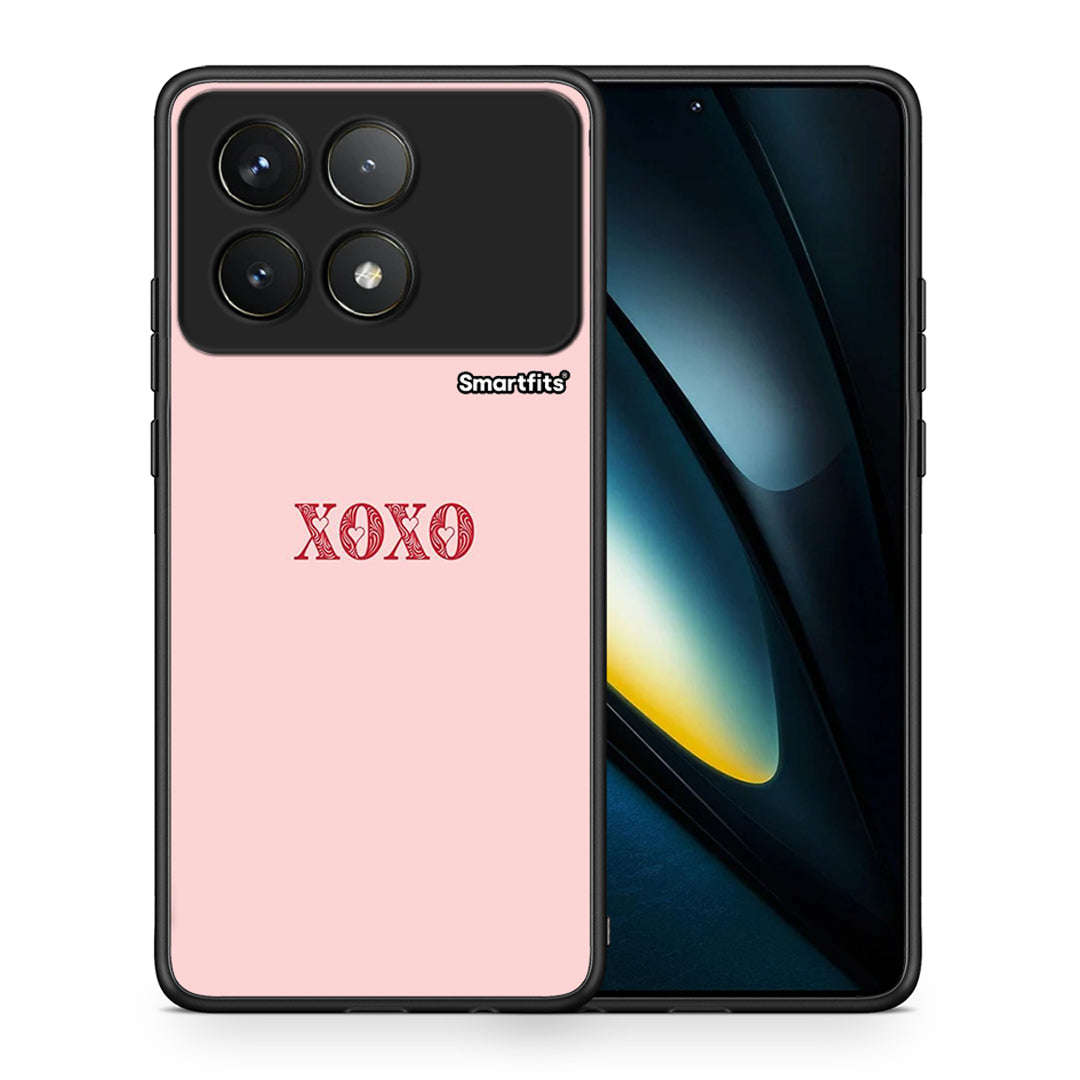 Θήκη Xiaomi Poco F6 Pro 5G XOXO Love από τη Smartfits με σχέδιο στο πίσω μέρος και μαύρο περίβλημα | Xiaomi Poco F6 Pro 5G XOXO Love case with colorful back and black bezels