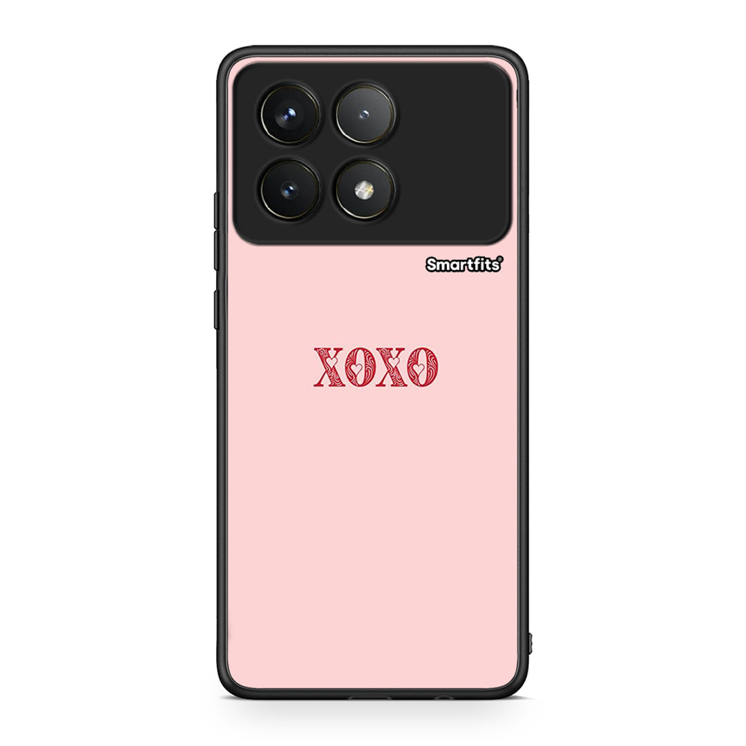 Xiaomi Poco F6 Pro 5G XOXO Love θήκη από τη Smartfits με σχέδιο στο πίσω μέρος και μαύρο περίβλημα | Smartphone case with colorful back and black bezels by Smartfits