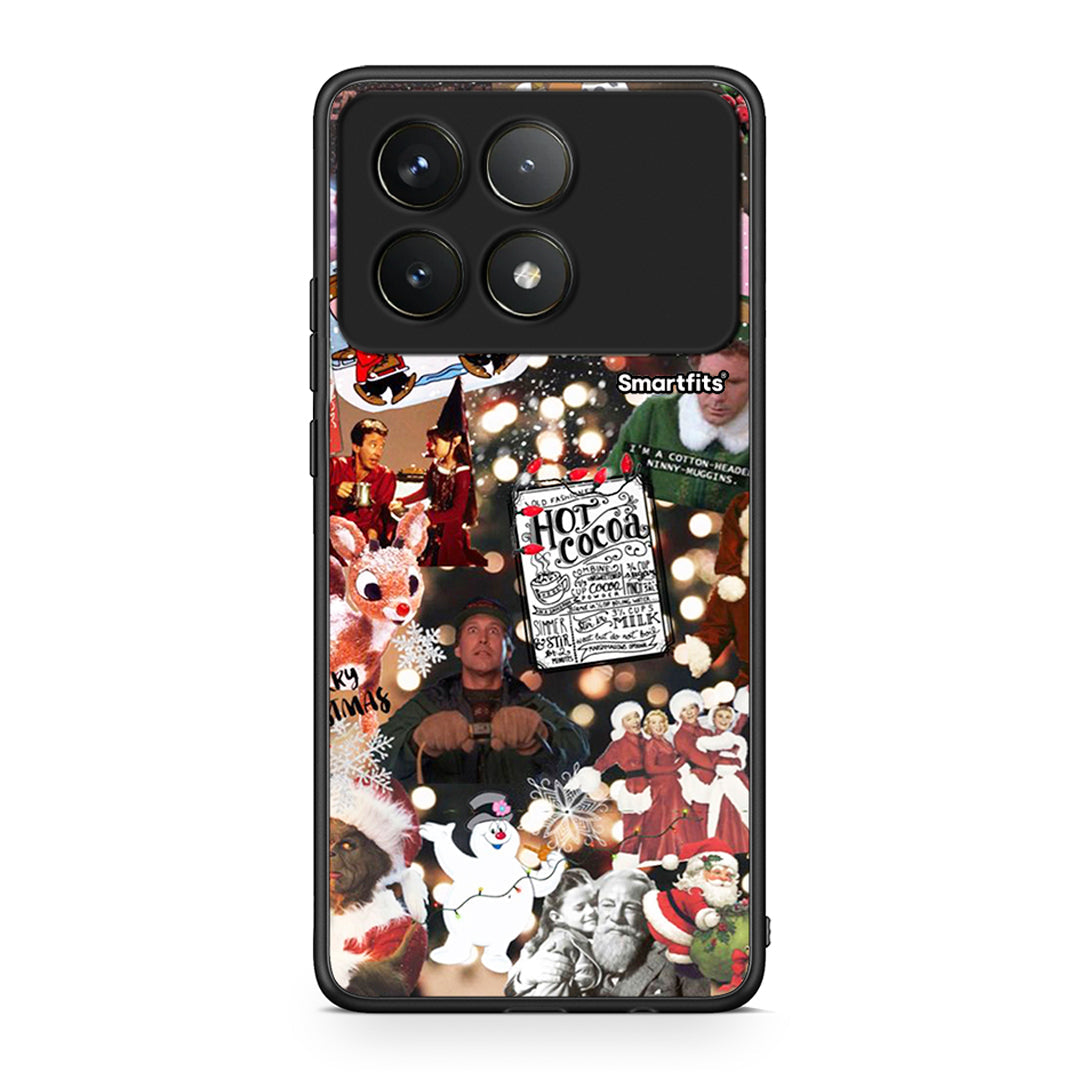 Xiaomi Poco F6 Pro 5G Xmas Movies θήκη από τη Smartfits με σχέδιο στο πίσω μέρος και μαύρο περίβλημα | Smartphone case with colorful back and black bezels by Smartfits