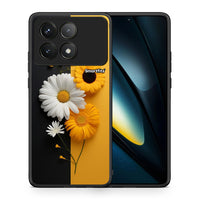 Thumbnail for Θήκη Xiaomi Poco F6 Pro 5G Yellow Daisies από τη Smartfits με σχέδιο στο πίσω μέρος και μαύρο περίβλημα | Xiaomi Poco F6 Pro 5G Yellow Daisies case with colorful back and black bezels