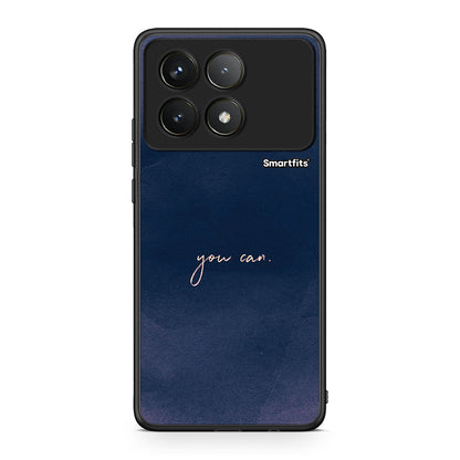 Xiaomi Poco F6 Pro 5G You Can θήκη από τη Smartfits με σχέδιο στο πίσω μέρος και μαύρο περίβλημα | Smartphone case with colorful back and black bezels by Smartfits