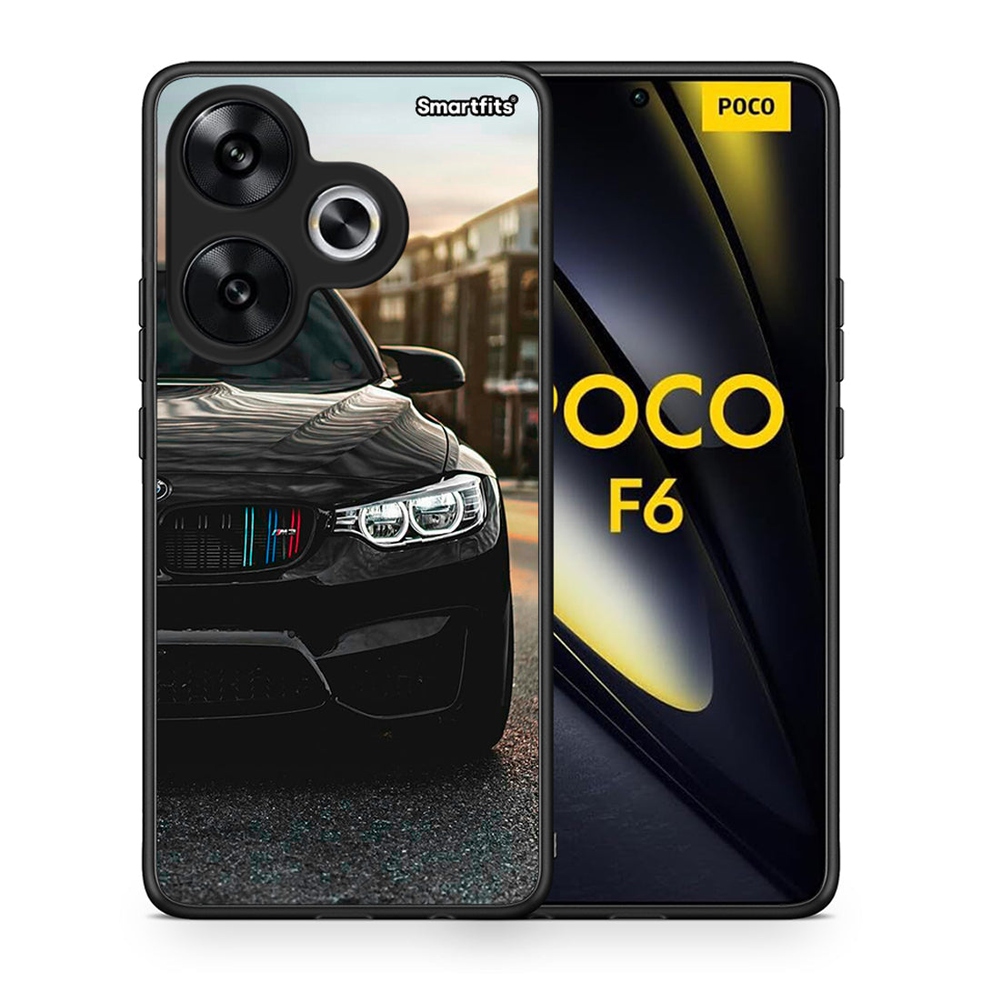 Θήκη Xiaomi Poco F6 M3 Racing από τη Smartfits με σχέδιο στο πίσω μέρος και μαύρο περίβλημα | Xiaomi Poco F6 M3 Racing case with colorful back and black bezels