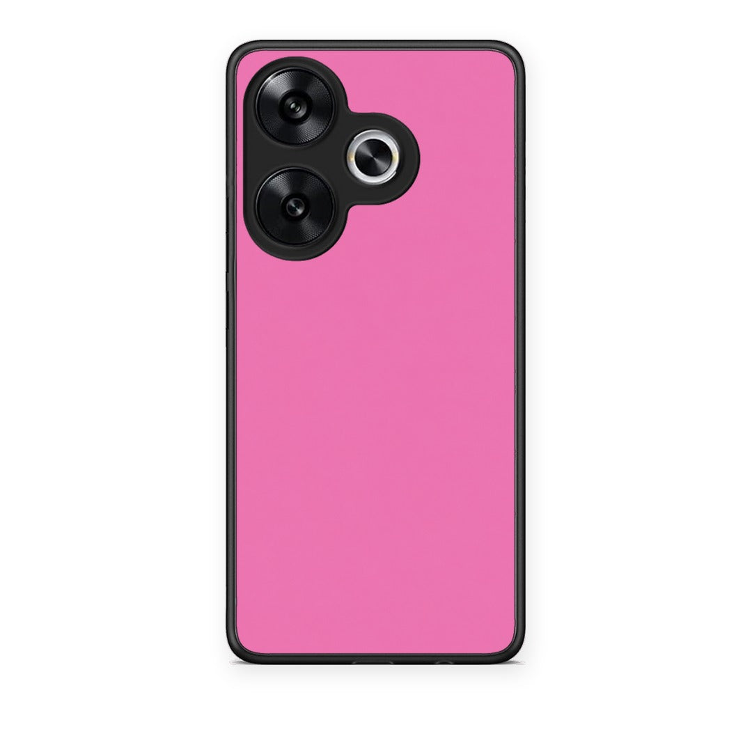 Θήκη Xiaomi Poco F6 Rose Pink από τη Smartfits με σχέδιο στο πίσω μέρος και μαύρο περίβλημα | Xiaomi Poco F6 Rose Pink case with colorful back and black bezels