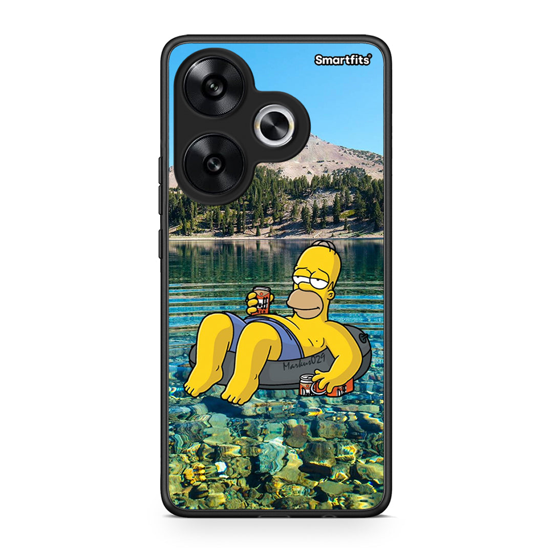 Xiaomi Poco F6 Summer Happiness Θήκη από τη Smartfits με σχέδιο στο πίσω μέρος και μαύρο περίβλημα | Smartphone case with colorful back and black bezels by Smartfits