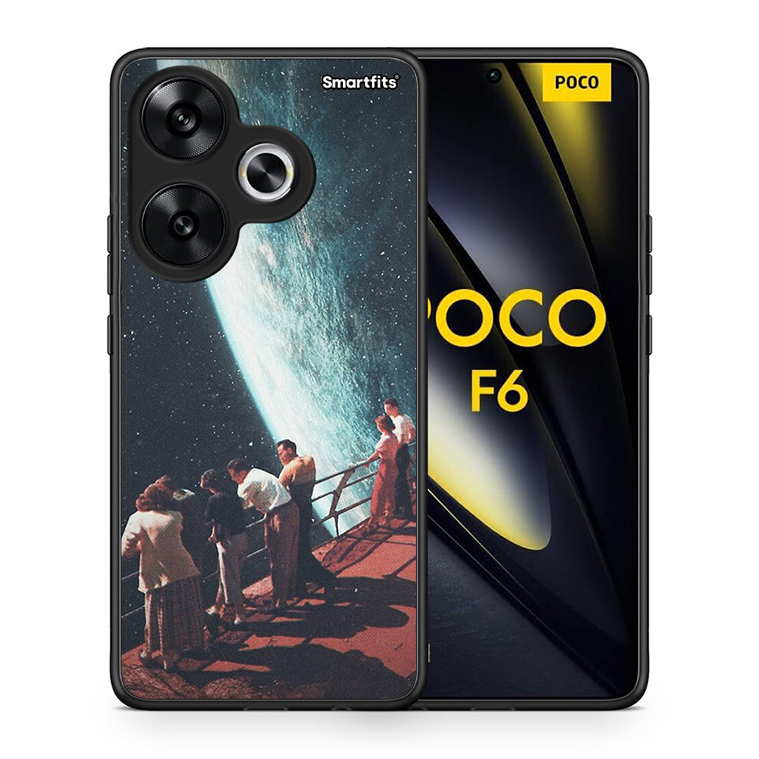 Θήκη Xiaomi Poco F6 Surreal View από τη Smartfits με σχέδιο στο πίσω μέρος και μαύρο περίβλημα | Xiaomi Poco F6 Surreal View case with colorful back and black bezels