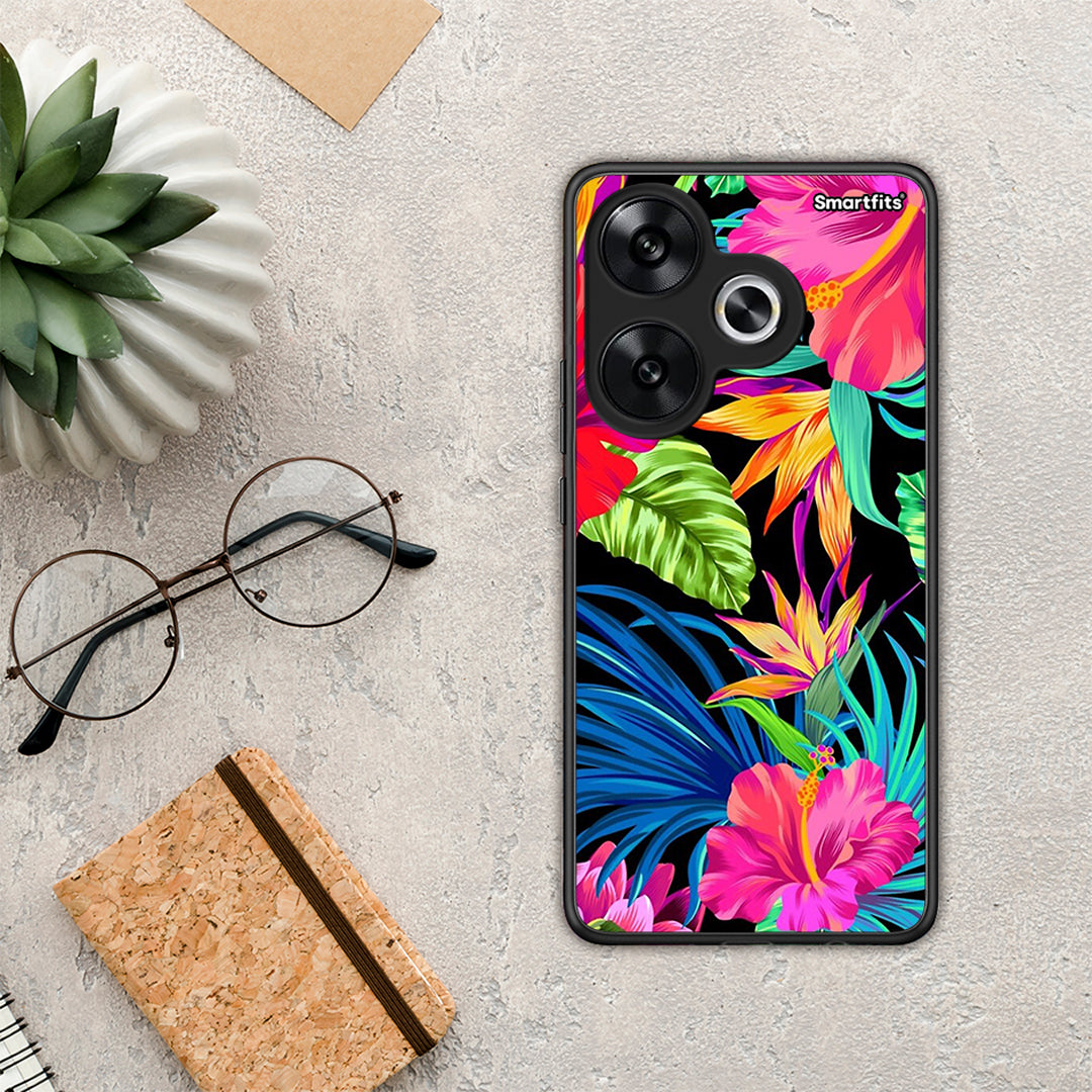 Tropical Flowers - Xiaomi Poco F6 θήκη