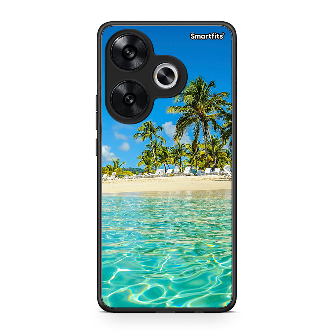 Xiaomi Poco F6 Tropical Vibes Θήκη από τη Smartfits με σχέδιο στο πίσω μέρος και μαύρο περίβλημα | Smartphone case with colorful back and black bezels by Smartfits