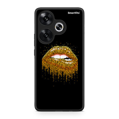 4 - Xiaomi Poco F6 Golden Valentine case, cover, bumper