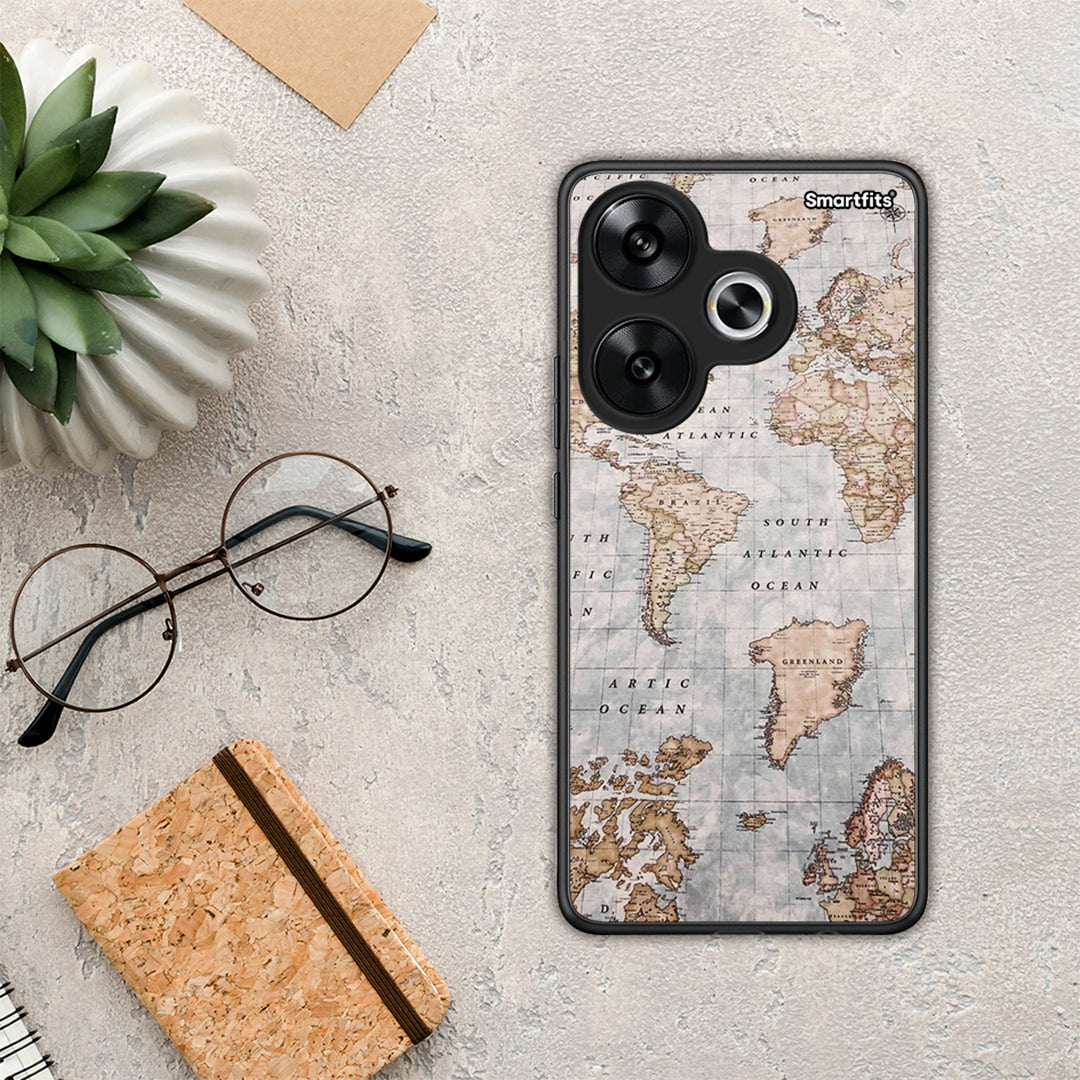World Map - Xiaomi Poco F6 θήκη