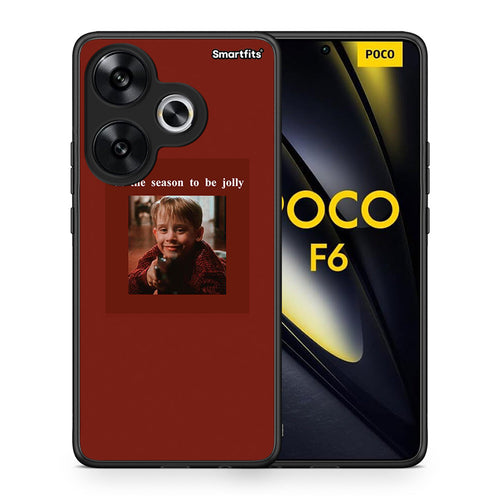 Θήκη Xiaomi Poco F6 Xmas Ultimate Spirit από τη Smartfits με σχέδιο στο πίσω μέρος και μαύρο περίβλημα | Xiaomi Poco F6 Xmas Ultimate Spirit case with colorful back and black bezels