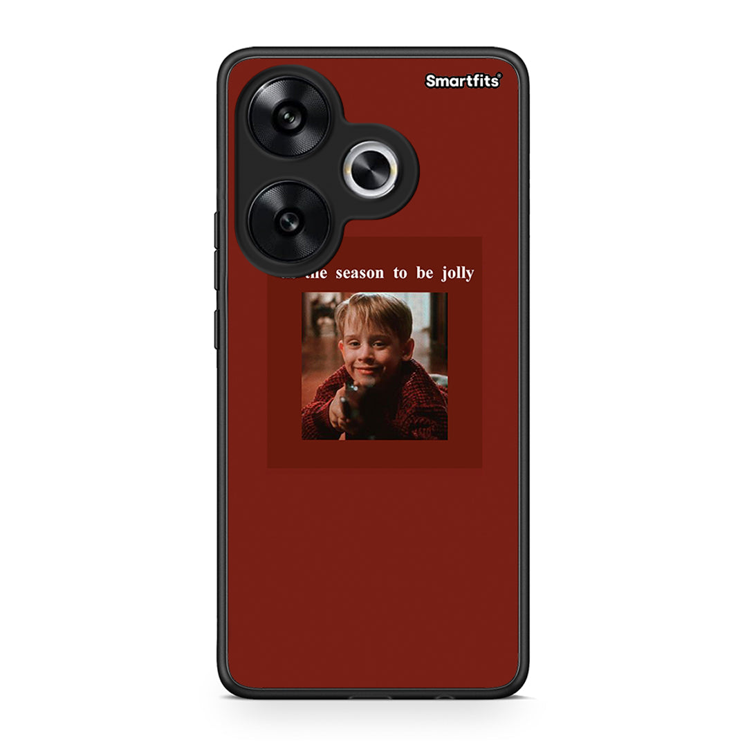 Xiaomi Poco F6 Xmas Ultimate Spirit θήκη από τη Smartfits με σχέδιο στο πίσω μέρος και μαύρο περίβλημα | Smartphone case with colorful back and black bezels by Smartfits