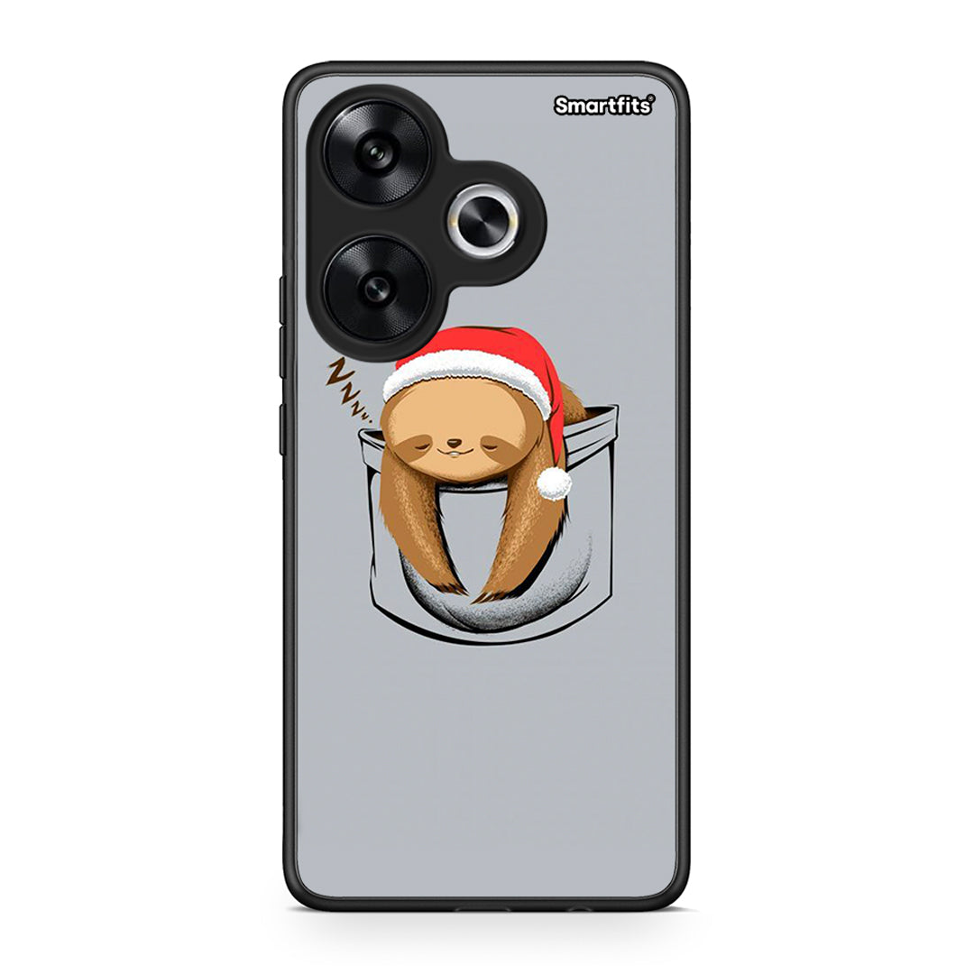 Xiaomi Poco F6 Xmas Zzzz θήκη από τη Smartfits με σχέδιο στο πίσω μέρος και μαύρο περίβλημα | Smartphone case with colorful back and black bezels by Smartfits