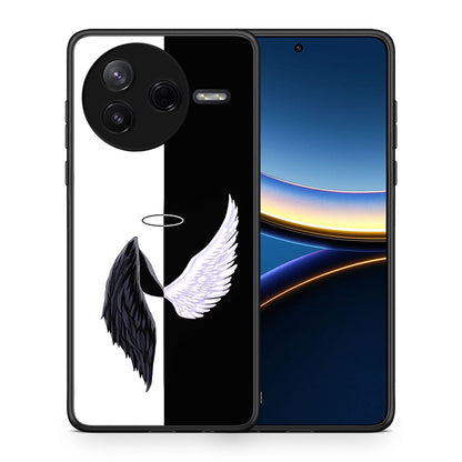 Θήκη Xiaomi Poco F7 Pro Angels Demons από τη Smartfits με σχέδιο στο πίσω μέρος και μαύρο περίβλημα | Xiaomi Poco F7 Pro Angels Demons case with colorful back and black bezels
