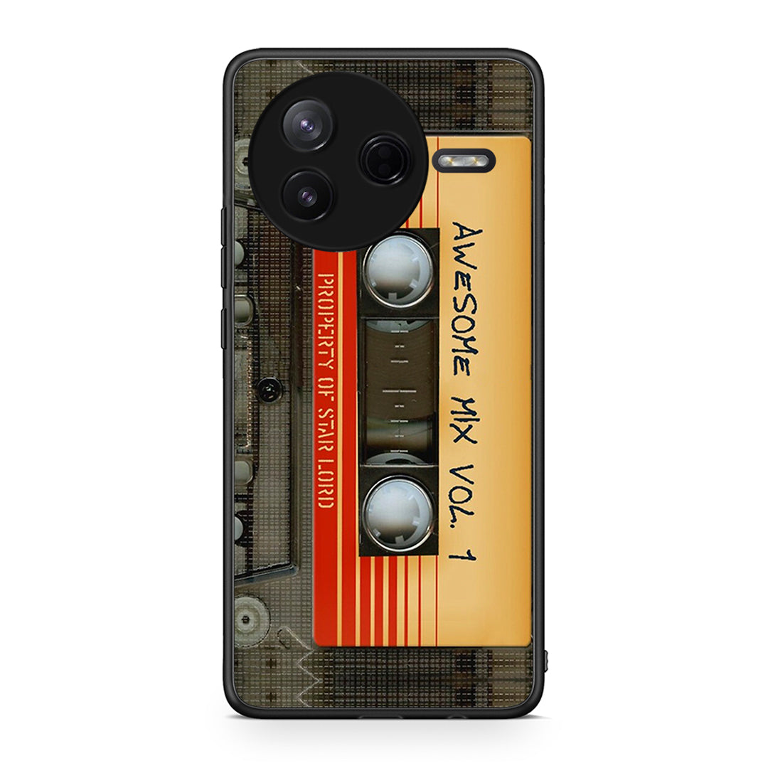 Xiaomi Poco F7 Pro Awesome Mix θήκη από τη Smartfits με σχέδιο στο πίσω μέρος και μαύρο περίβλημα | Smartphone case with colorful back and black bezels by Smartfits