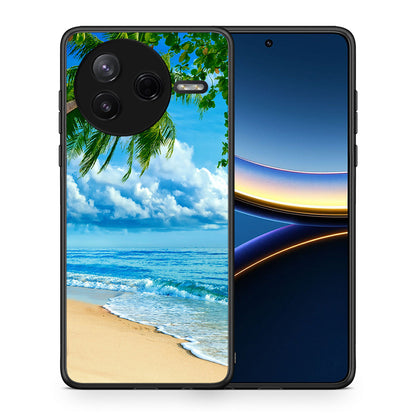 Θήκη Xiaomi Poco F7 Pro Beautiful Beach από τη Smartfits με σχέδιο στο πίσω μέρος και μαύρο περίβλημα | Xiaomi Poco F7 Pro Beautiful Beach case with colorful back and black bezels