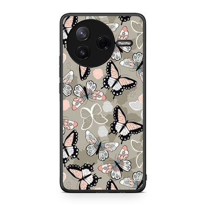 135 - Xiaomi Poco F7 Pro Butterflies Boho case, cover, bumper