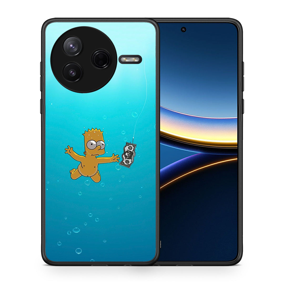 Θήκη Xiaomi Poco F7 Pro Chasing Money από τη Smartfits με σχέδιο στο πίσω μέρος και μαύρο περίβλημα | Xiaomi Poco F7 Pro Chasing Money case with colorful back and black bezels