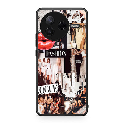 Xiaomi Poco F7 Pro Collage Fashion Θήκη Αγίου Βαλεντίνου από τη Smartfits με σχέδιο στο πίσω μέρος και μαύρο περίβλημα | Smartphone case with colorful back and black bezels by Smartfits