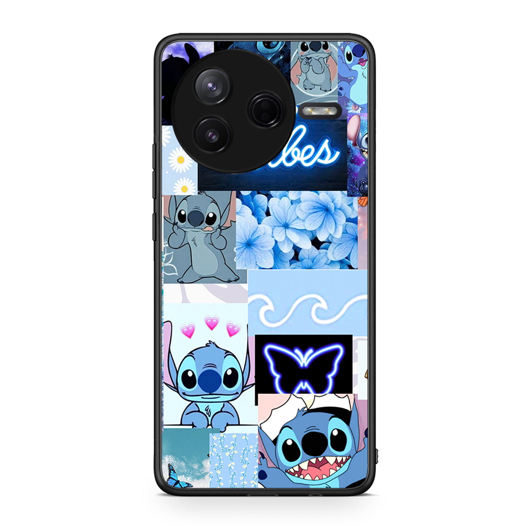 Xiaomi Poco F7 Pro Collage Good Vibes Θήκη Αγίου Βαλεντίνου από τη Smartfits με σχέδιο στο πίσω μέρος και μαύρο περίβλημα | Smartphone case with colorful back and black bezels by Smartfits