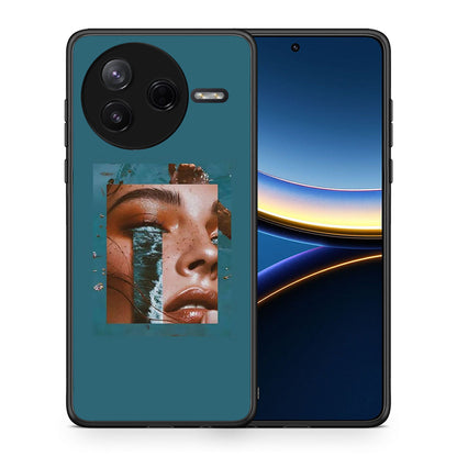 Θήκη Xiaomi Poco F7 Pro Cry An Ocean από τη Smartfits με σχέδιο στο πίσω μέρος και μαύρο περίβλημα | Xiaomi Poco F7 Pro Cry An Ocean case with colorful back and black bezels