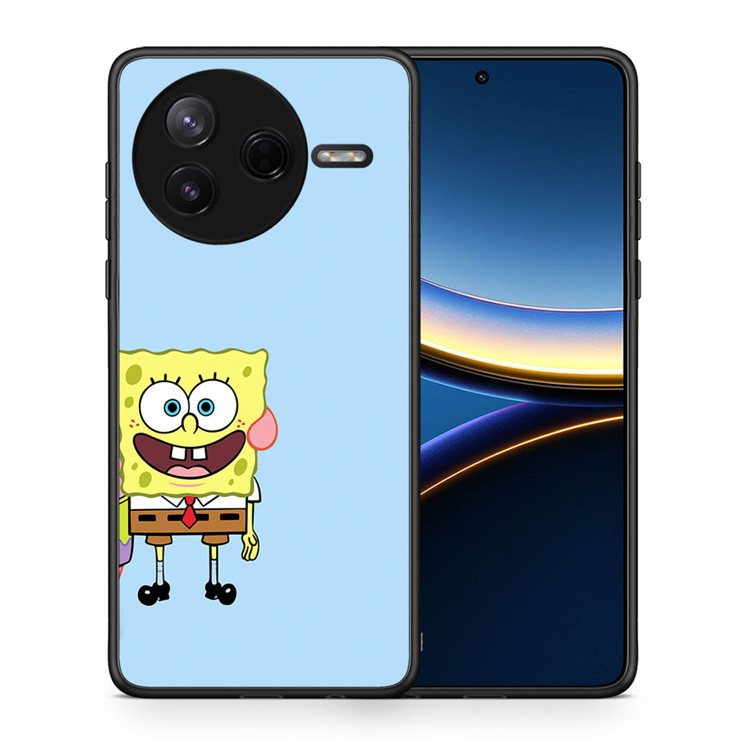 Θήκη Xiaomi Poco F7 Pro Friends Bob από τη Smartfits με σχέδιο στο πίσω μέρος και μαύρο περίβλημα | Xiaomi Poco F7 Pro Friends Bob case with colorful back and black bezels