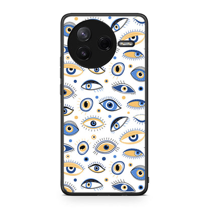 Xiaomi Poco F7 Pro Ftou Ftou θήκη από τη Smartfits με σχέδιο στο πίσω μέρος και μαύρο περίβλημα | Smartphone case with colorful back and black bezels by Smartfits