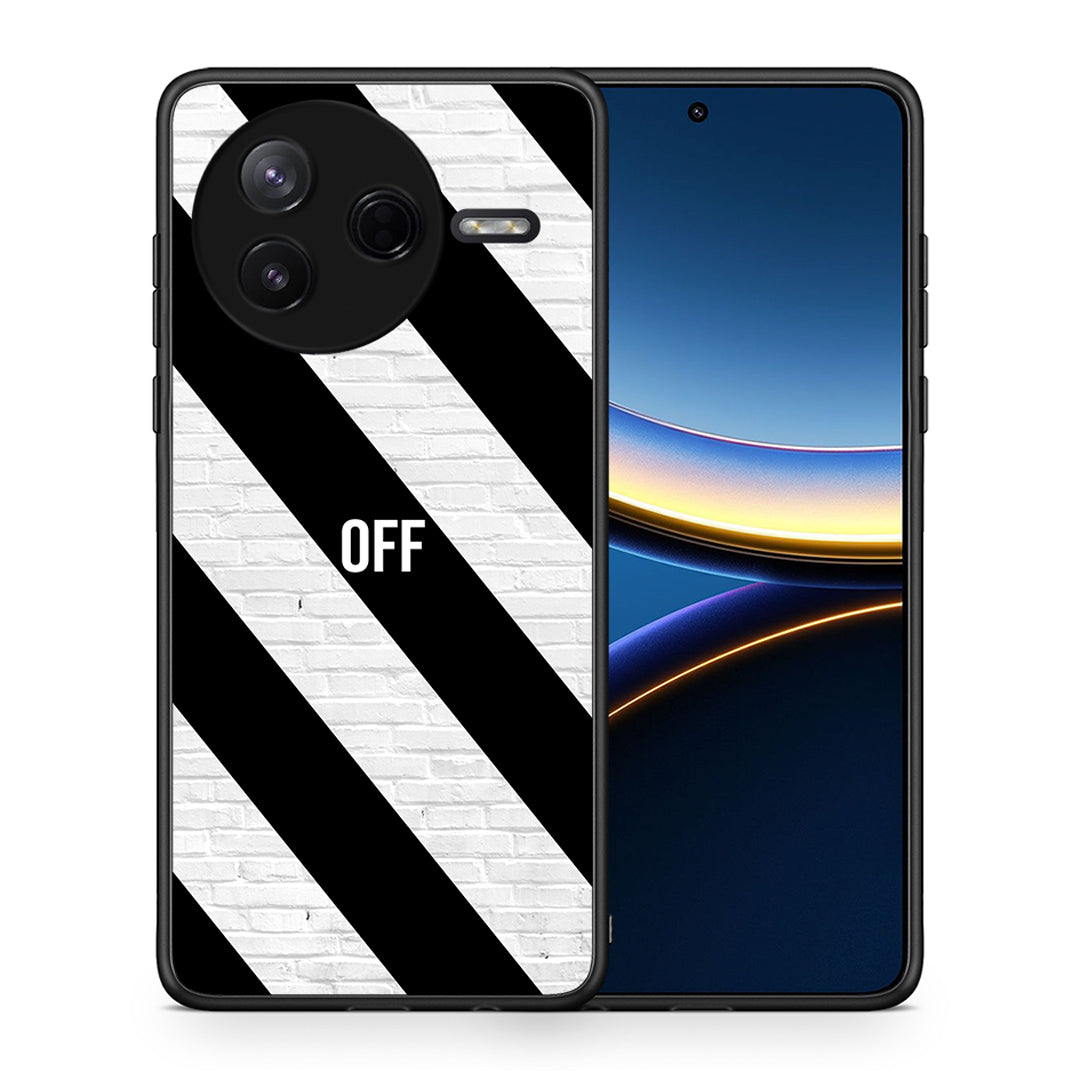 Θήκη Xiaomi Poco F7 Pro Get Off από τη Smartfits με σχέδιο στο πίσω μέρος και μαύρο περίβλημα | Xiaomi Poco F7 Pro Get Off case with colorful back and black bezels