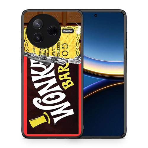 Θήκη Xiaomi Poco F7 Pro Golden Ticket από τη Smartfits με σχέδιο στο πίσω μέρος και μαύρο περίβλημα | Xiaomi Poco F7 Pro Golden Ticket case with colorful back and black bezels