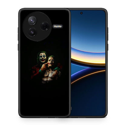 Θήκη Xiaomi Poco F7 Pro Clown Hero από τη Smartfits με σχέδιο στο πίσω μέρος και μαύρο περίβλημα | Xiaomi Poco F7 Pro Clown Hero case with colorful back and black bezels